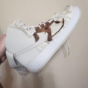 Nike x realtree air force 1 high 'white camo'